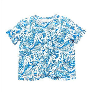 Ivory Ella Organic Cotton Tropical Tshirt